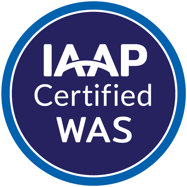 IAAP Web Accessibility Specialist (WAS) Logo
